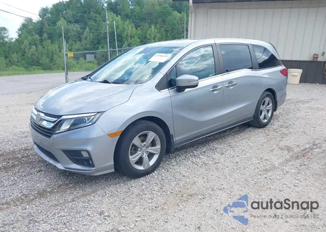 2018 Honda Odyssey Ex из США, поврежденный, VIN 5FNRL6H59JB084243